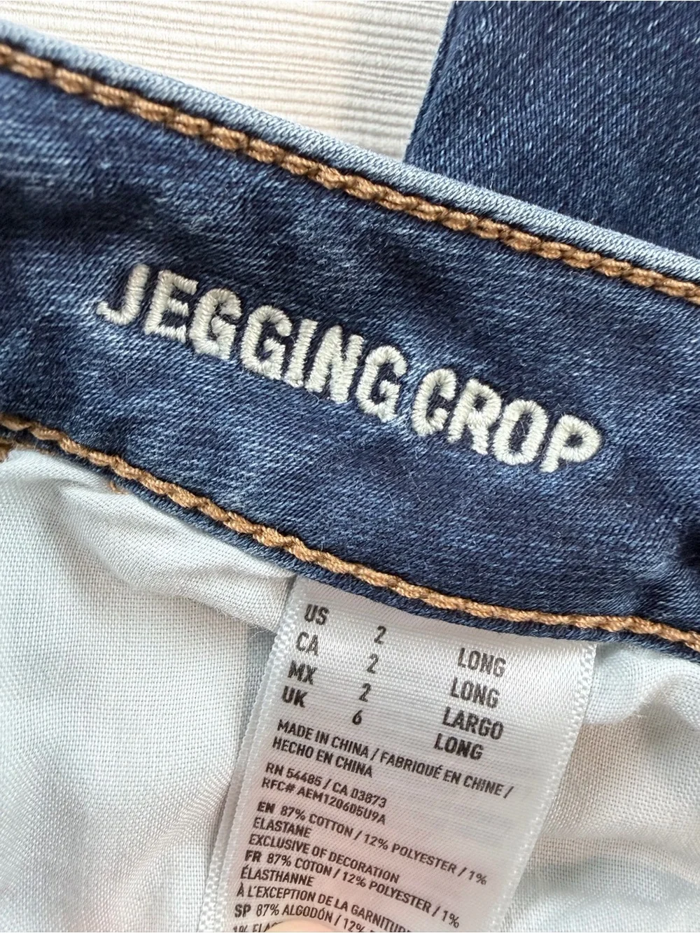 American Eagle Outfitters Kids Indigo Skinny Jeans with Faded Detail